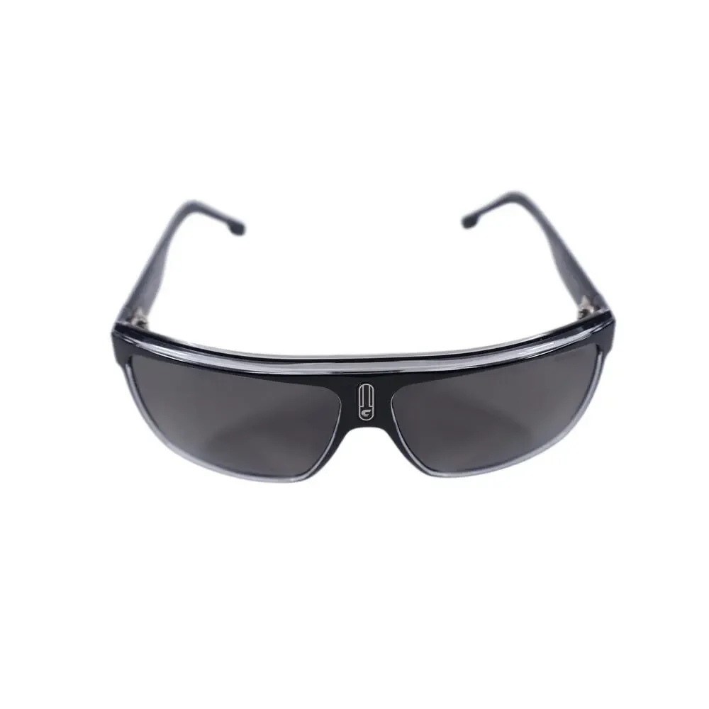 Carrera Men's Square Lightweight Sunglasses - Black Crystal/Grey Polarized - NWT